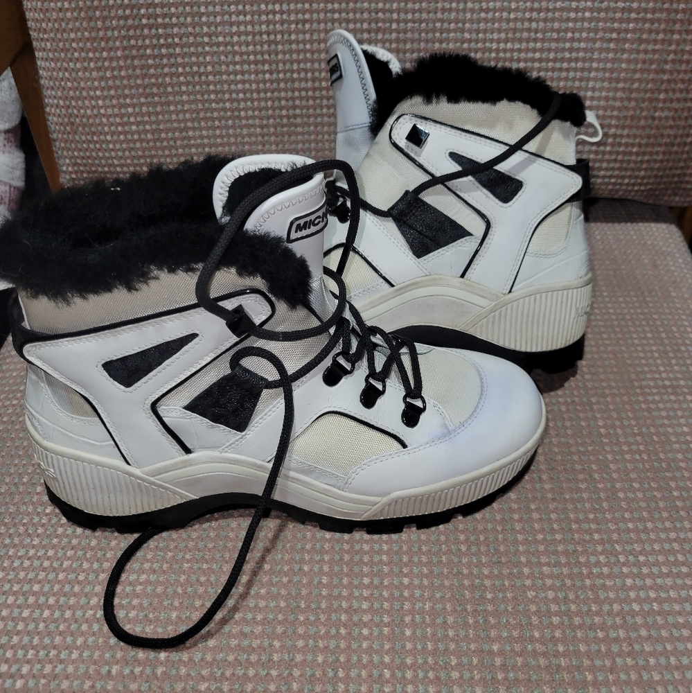 Michael Kors Leather Winter Boots
